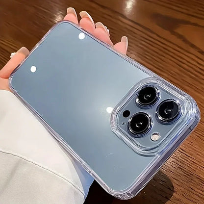 Ultra Thin Clear iPhone Case – Transparent Acrylic Shockproof Back Cover for iPhone 11–17 Series, Plus, Pro Max