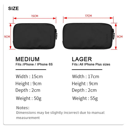 Essential Bike Phone Bag – Waterproof, Sweat & Dirt Proof Cycling Jersey Frame Case