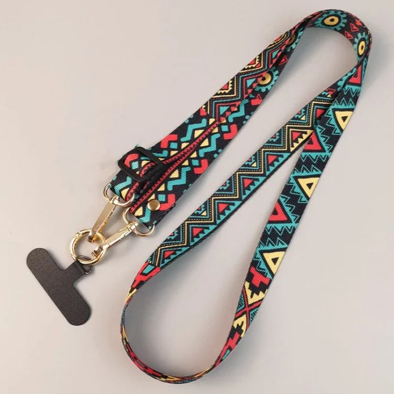 Retro Crossbody Phone Strap – Adjustable Anti-Lost Lanyard for iPhone & Android