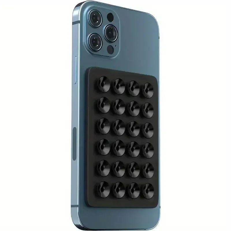 Silicone Suction Cup Phone Stand – Anti-Slip Wall & Desk Mount Sticker