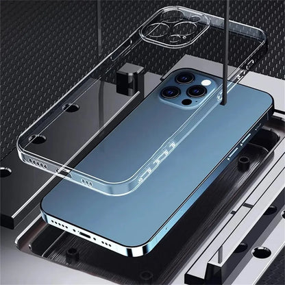 Ultra Thin Clear iPhone Case – Soft TPU Transparent Back Cover for iPhone 11–16 Series, Mini, Plus, Pro, Pro Max