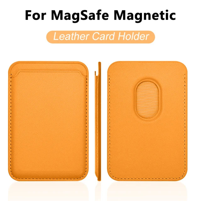 For Magsafe Magnetic Wallet Phone Case For iPhone 14 13 12 Pro Max Leather Card Holder Bag For iPhone 13 mini Cover Accessories