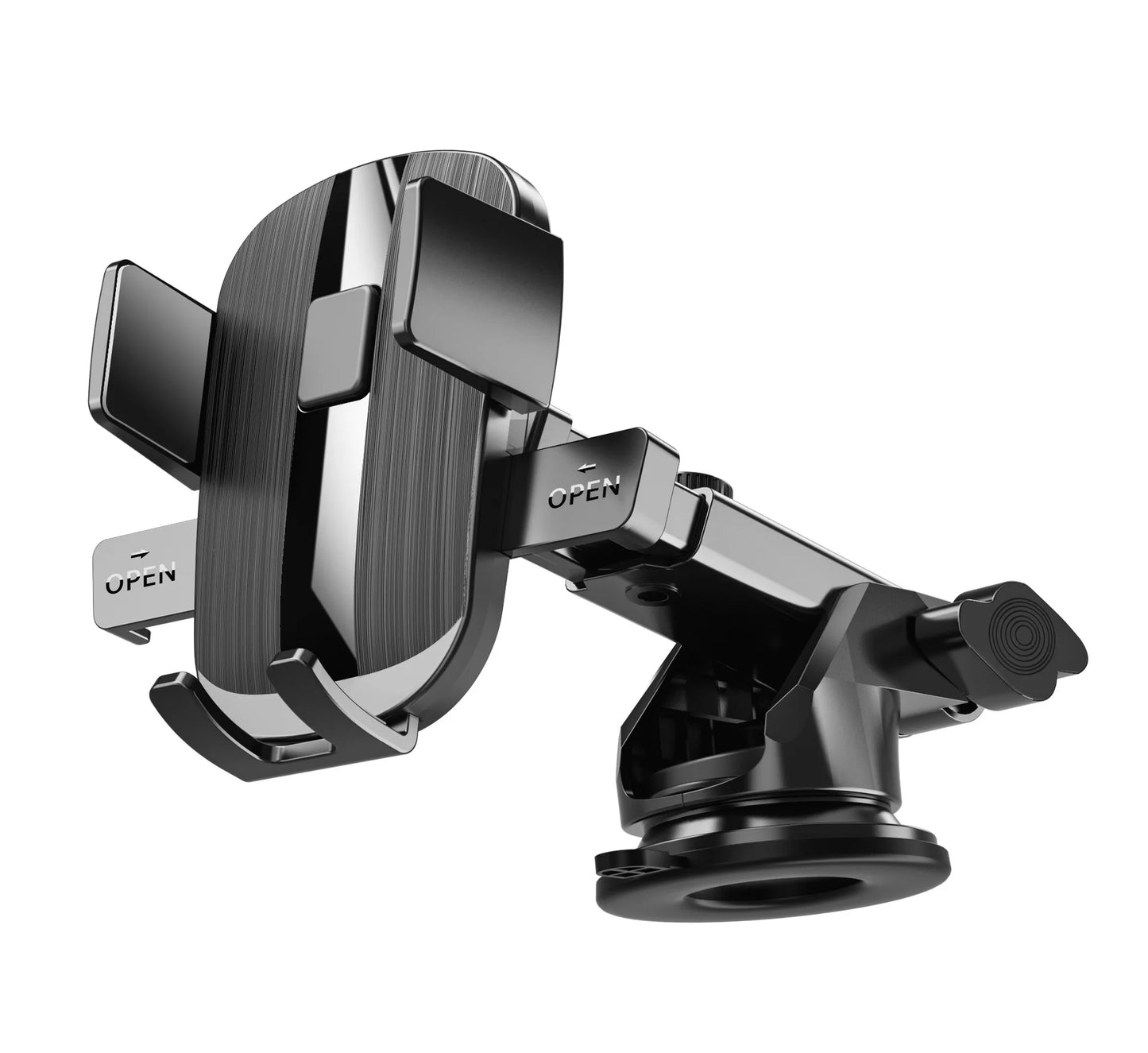 Adjustable Suction Car Phone Holder – Secure Mount for iPhone, Samsung & Huawei