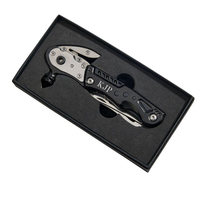 Black Glass Breaker With Multi Tools, 6" L-0