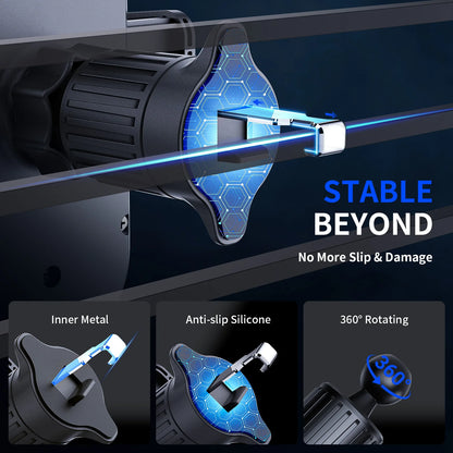 Car Phone Holder Stand Mount Powerful Suction for Dashboard Windshield Air Vent Accessories Automobile for IPhone 16 Smartphone