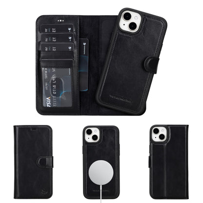 Casper iPhone 14 Series Detachable Leather Wallet Case-7