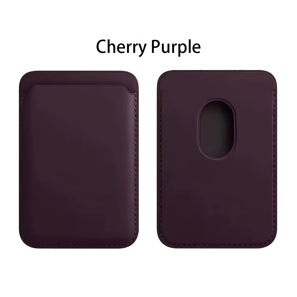 For Magsafe Magnetic Wallet Phone Case For iPhone 14 13 12 Pro Max Leather Card Holder Bag For iPhone 13 mini Cover Accessories