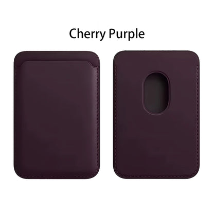 For Magsafe Magnetic Wallet Phone Case For iPhone 14 13 12 Pro Max Leather Card Holder Bag For iPhone 13 mini Cover Accessories