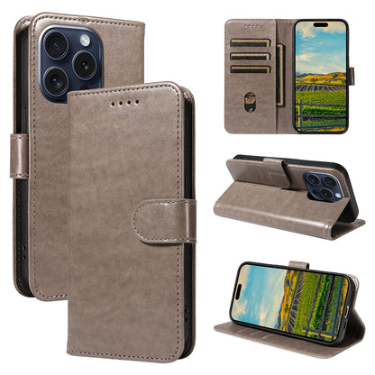 Faux Leather iPhone Wallet Case – Flip Cover with Card Slots for iPhone 11–14 Series, Pro Max, Plus, and Mini