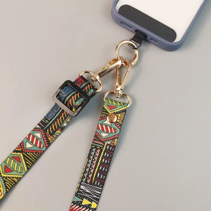Retro Crossbody Phone Strap – Adjustable Anti-Lost Lanyard for iPhone & Android