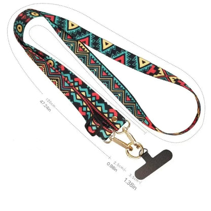 Retro Crossbody Phone Strap – Adjustable Anti-Lost Lanyard for iPhone & Android
