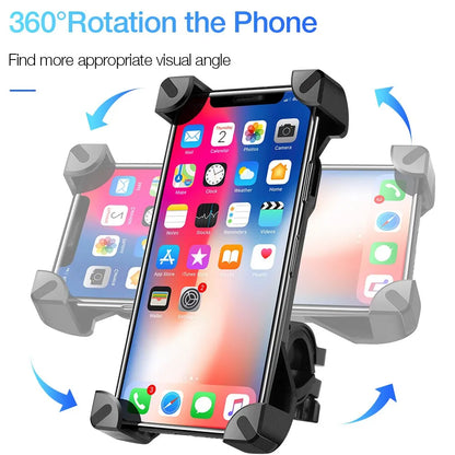 Universal Bike Phone Mount – Clip Bracket for Scooters, MTB & Road Bikes