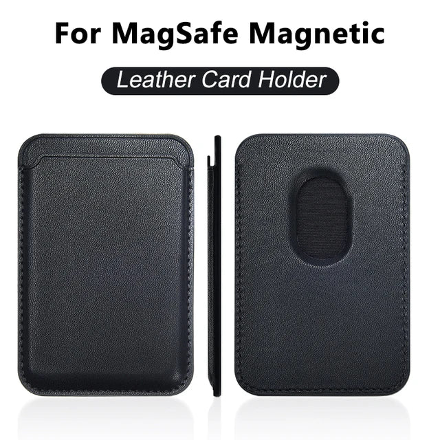 For Magsafe Magnetic Wallet Phone Case For iPhone 14 13 12 Pro Max Leather Card Holder Bag For iPhone 13 mini Cover Accessories