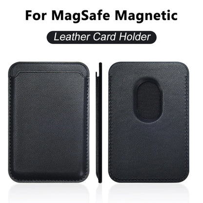 For Magsafe Magnetic Wallet Phone Case For iPhone 14 13 12 Pro Max Leather Card Holder Bag For iPhone 13 mini Cover Accessories