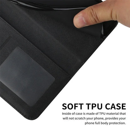 Samsung Galaxy S24 FE Wallet Case – Flip Book Cover with Card Holder for S24 FE (SM-S721B) & S24 Ultra