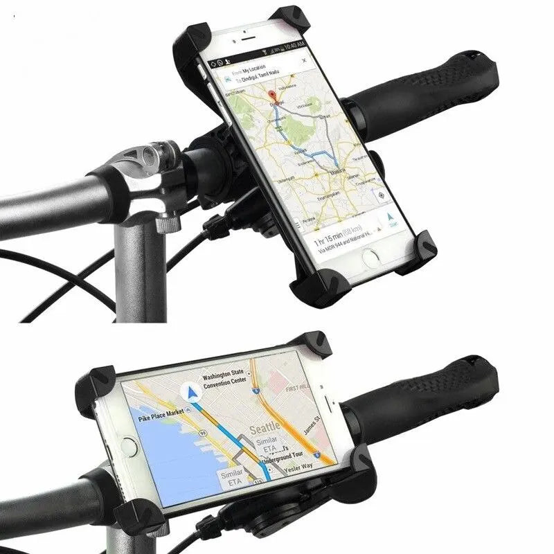 Universal Bike Phone Mount – Clip Bracket for Scooters, MTB & Road Bikes