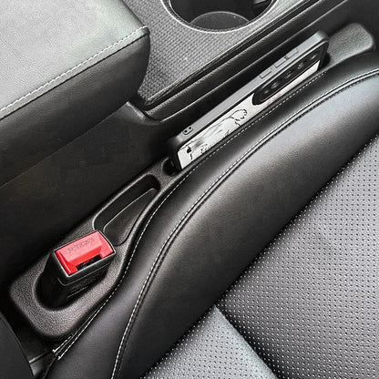 Car Seat Gap Filler – Leak-Proof Strip with Wallet & Phone Holder Organizer
