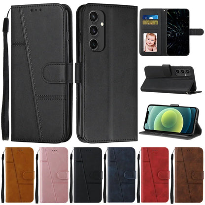 Samsung Galaxy S24 FE Wallet Case – Flip Book Cover with Card Holder for S24 FE (SM-S721B) & S24 Ultra