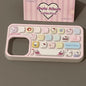 🌺Sanrio Hello Kitty Keyboard iPhone Case 🌺 – Cute Mobile Shell for iPhone 7–16 Series, Pro Max & Plus