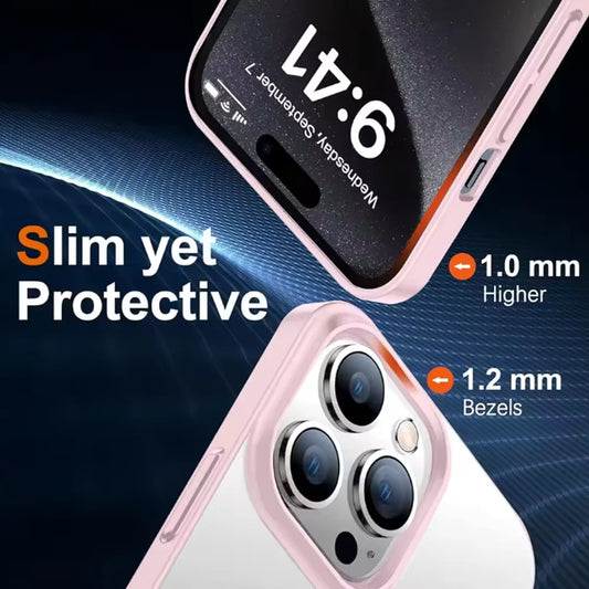 Luxury Macaron iPhone Case – MagSafe Magnetic Wireless Charger Cover for iPhone 11–16, Mini, Plus, Pro & Pro Max