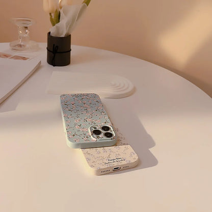 🌸Vintage Floral iPhone Case🌺 – Cute Rose Shockproof Cover for iPhone 11–16, Pro Max & Plus, Stylish and Durable