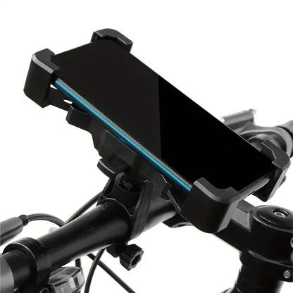 360° Rotating Bike & Motorcycle Phone Holder – GPS Clip Mount for Cycling & Sports