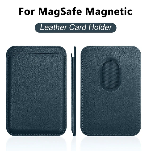 For Magsafe Magnetic Wallet Phone Case For iPhone 14 13 12 Pro Max Leather Card Holder Bag For iPhone 13 mini Cover Accessories