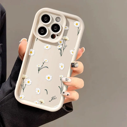 🌸Floral Silicone iPhone Case🌸 – Shockproof Candy Soft Cover for iPhone 16, 15 Pro Max, 14, 13, 12, 11, XS, XR, SE & More