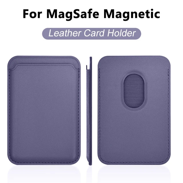 For Magsafe Magnetic Wallet Phone Case For iPhone 14 13 12 Pro Max Leather Card Holder Bag For iPhone 13 mini Cover Accessories