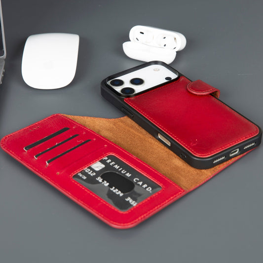 Casper iPhone 17 Pro Leather Wallet Case – MagSafe Compatible-10