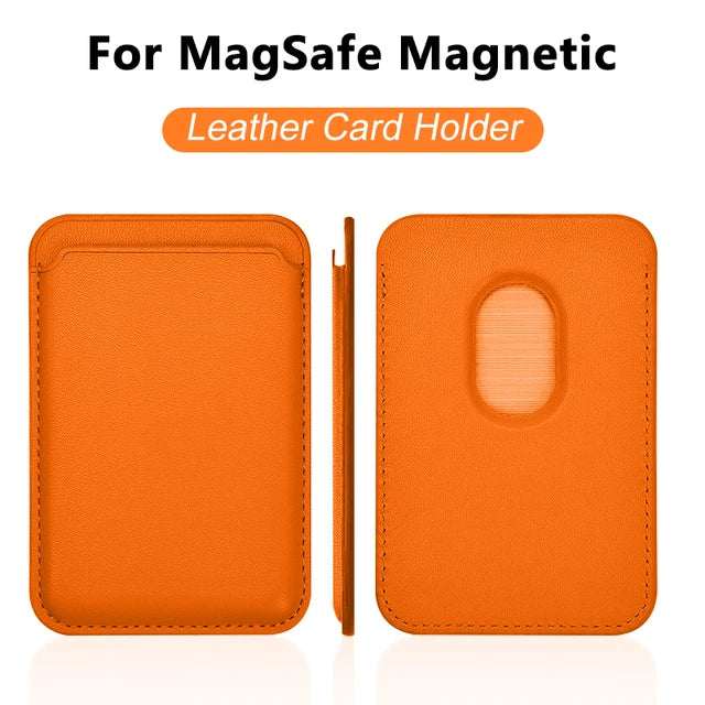 For Magsafe Magnetic Wallet Phone Case For iPhone 14 13 12 Pro Max Leather Card Holder Bag For iPhone 13 mini Cover Accessories