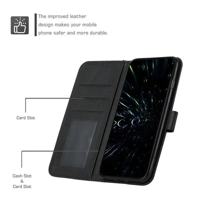 Samsung Galaxy S24 FE Wallet Case – Flip Book Cover with Card Holder for S24 FE (SM-S721B) & S24 Ultra