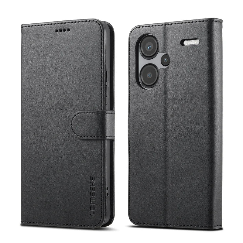 Xiaomi Redmi Note 13 Flip Case – Leather Wallet Cover with Magnetic Card Holder for Note 13/13 Pro/Pro Plus 5G & 4G
