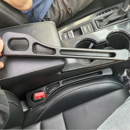 Car Seat Gap Filler – Leak-Proof Strip with Wallet & Phone Holder Organizer