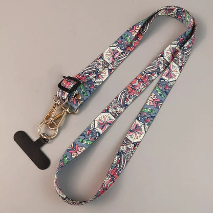 Retro Crossbody Phone Strap – Adjustable Anti-Lost Lanyard for iPhone & Android