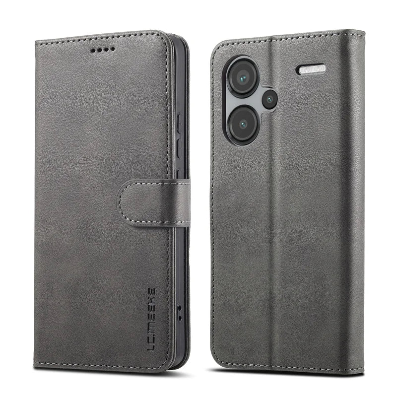Xiaomi Redmi Note 13 Flip Case – Leather Wallet Cover with Magnetic Card Holder for Note 13/13 Pro/Pro Plus 5G & 4G