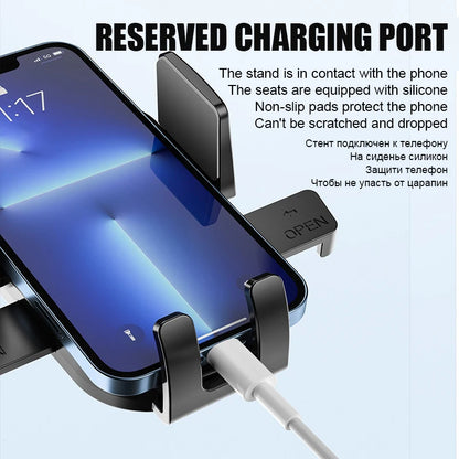 Adjustable Suction Car Phone Holder – Secure Mount for iPhone, Samsung & Huawei