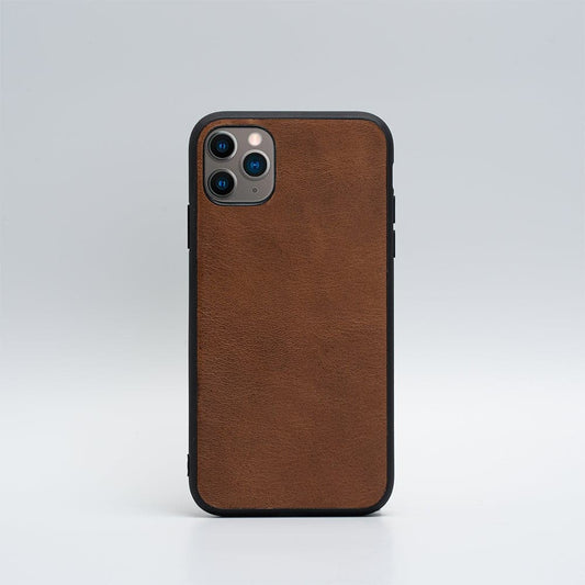 Leather Cases for iPhone 11 Series - Blank (Brown)-0